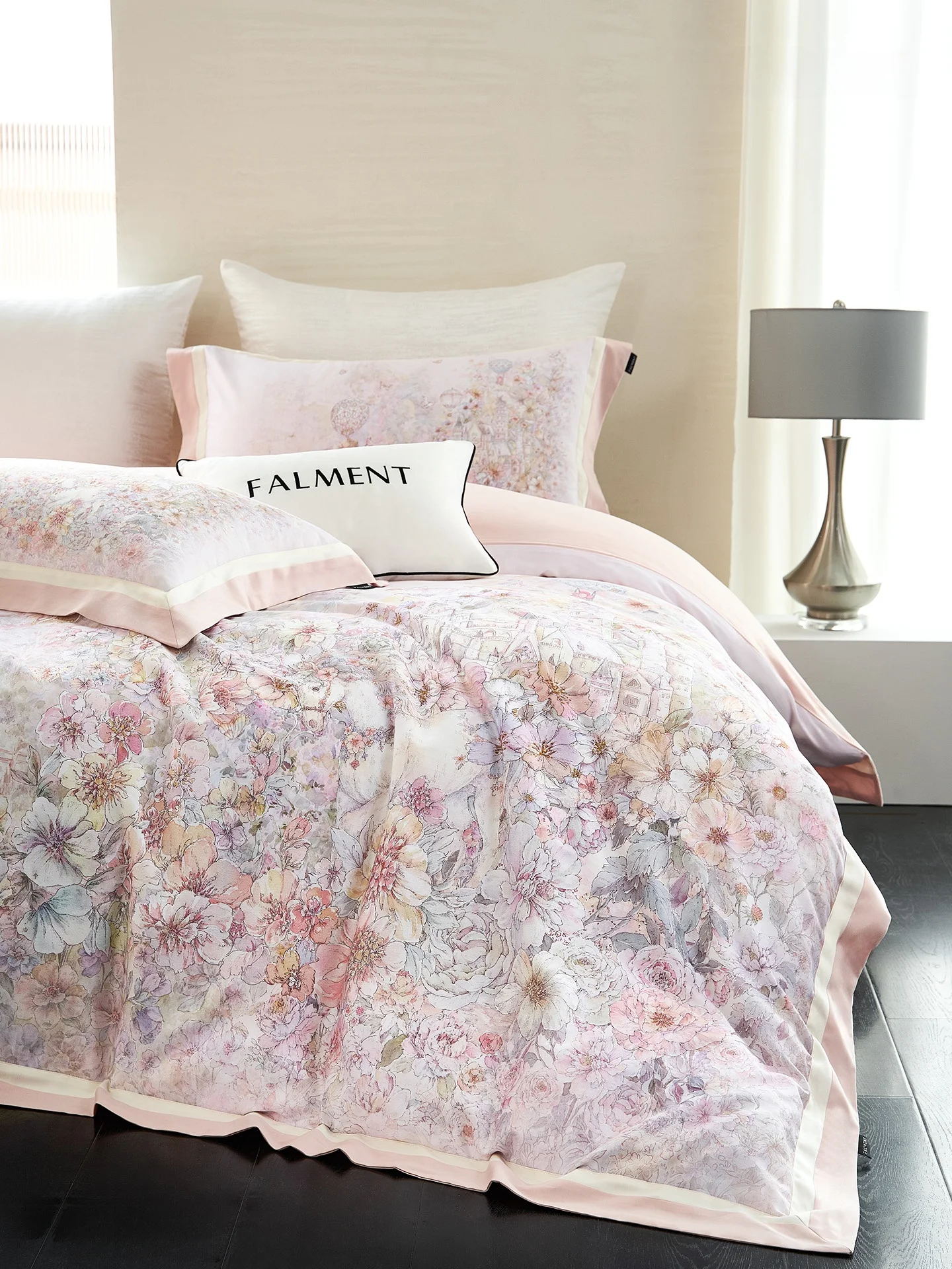 Country Sle Floral Print 00% Long Staple Cotton High Densi Pure Cotton Gown Sateen Bedding Four Piece Set for All Seasons
Country Sle Floral Print 00% Long Staple Cotton High Densi Pure Cotton Gown Sateen Bedding Four Piece Set for All Seasons