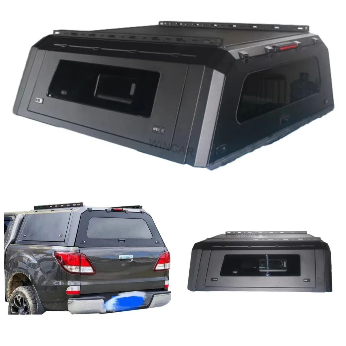 Aluminum Alloy 4X4 Pickup Canopy Hardtop Topper Camper Canopy With Side Sliding Windows for chevy Colorado 5ft 2019+
Aluminum Alloy 4X4 Pickup Canopy Hardtop Topper Camper Canopy With Side Sliding Windows for chevy Colorado 5ft 2019+