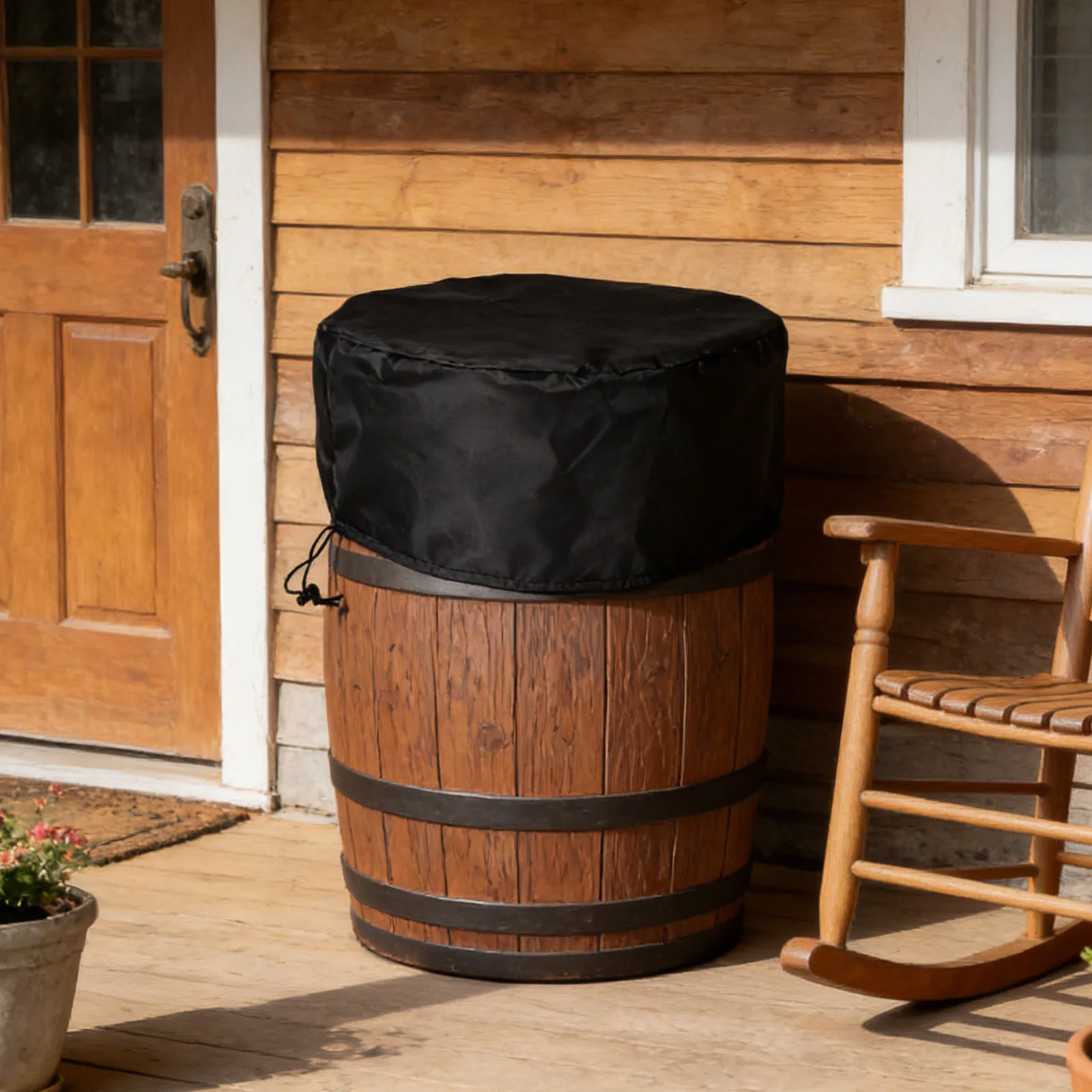 2pcs Outdoor Water Barrel Cover 55 Gallon Waterproof Reusable Heavy Duty Dust Debris Protection Garden Rain Barrel Cover
2pcs Outdoor Water Barrel Cover 55 Gallon Waterproof Reusable Heavy Duty Dust Debris Protection Garden Rain Barrel Cover