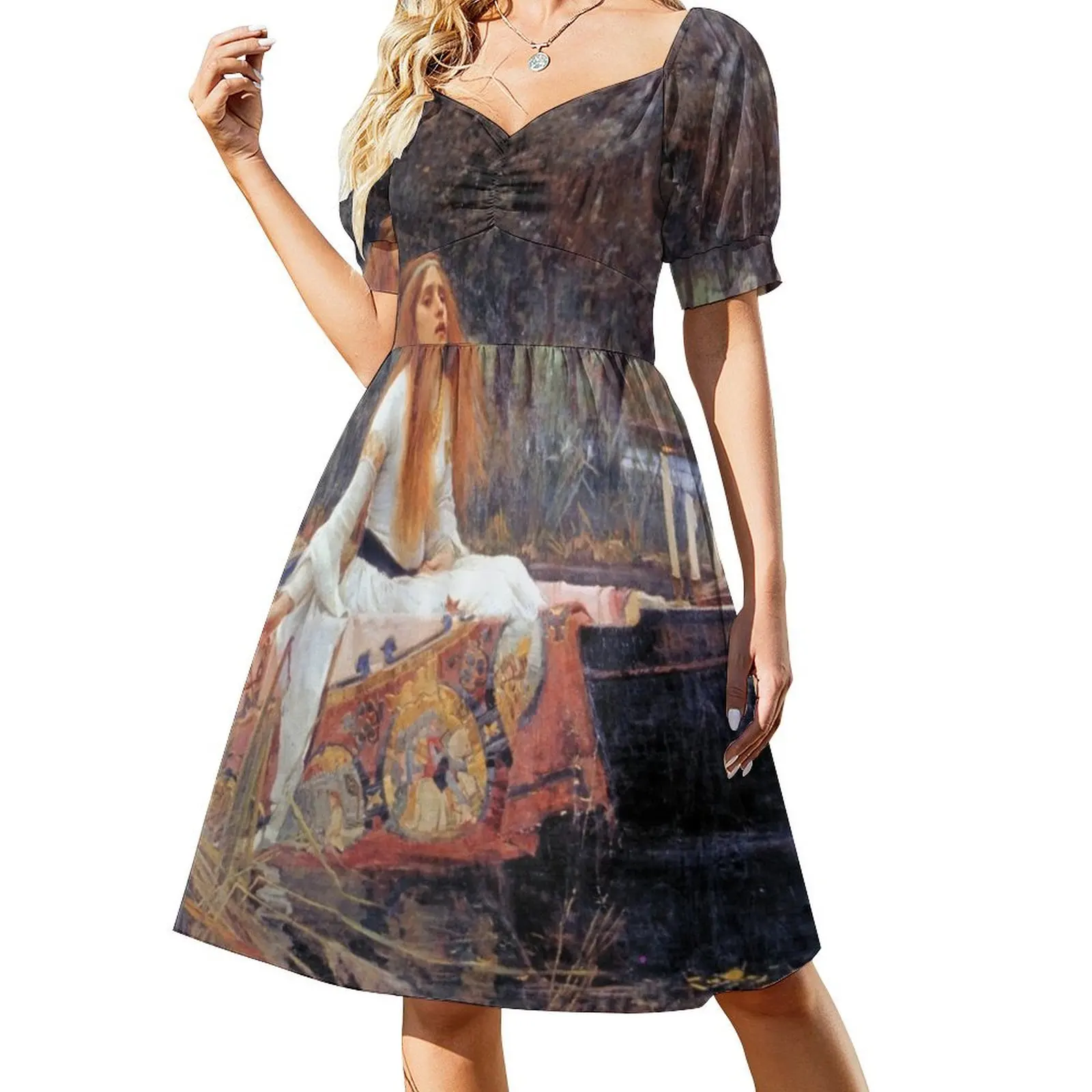 John William Waterhouse's The Lady of Shalott Short Sleeved Dress Women's dresses Dress
John William Waterhouse's The Lady of Shalott Short Sleeved Dress Women's dresses Dress