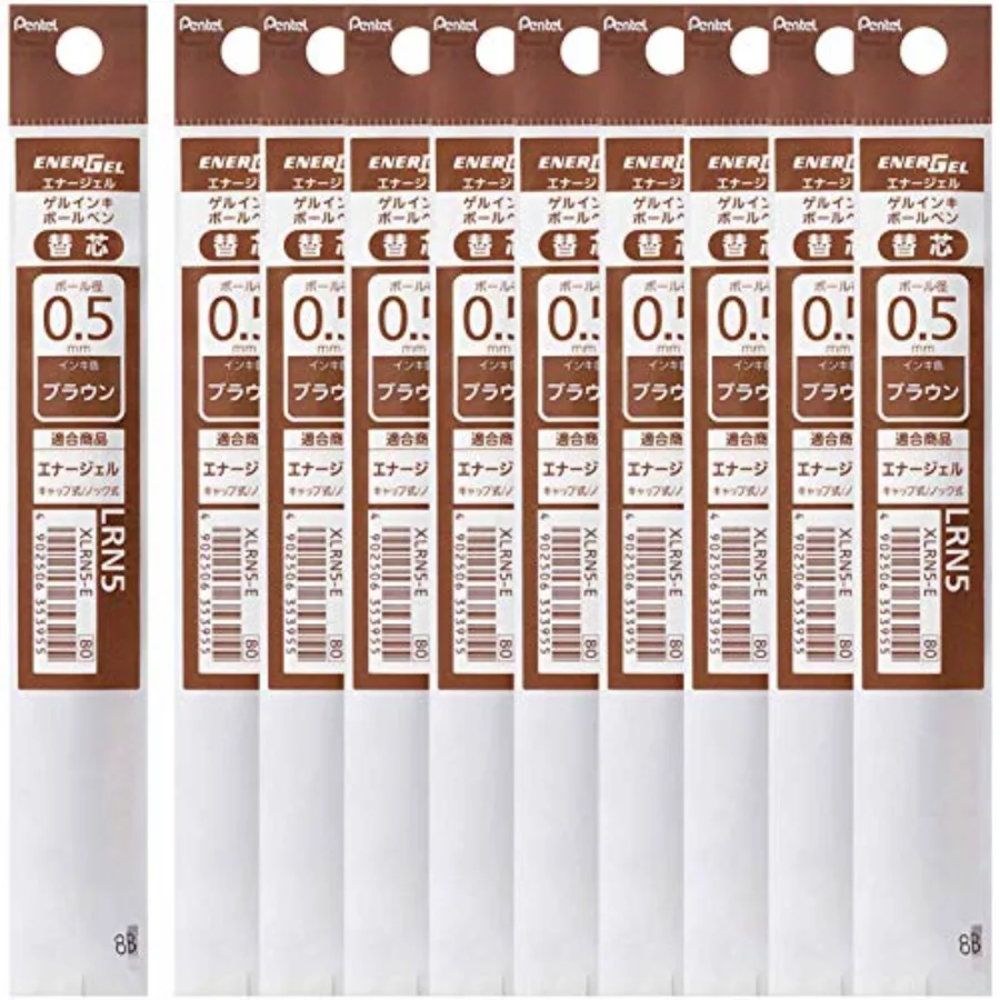 XLRN5-E EnerGel Ballpoint Pen Refill, Brown, 10 Pens
XLRN5-E EnerGel Ballpoint Pen Refill, Brown, 10 Pens