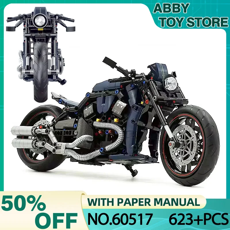MOC 60517 DIY Locomotive Motorcycle Building Kit Brick Toy for Boys Girls Creative Construction Gift Toy Christmas For Kid
MOC 60517 DIY Locomotive Motorcycle Building Kit Brick Toy for Boys Girls Creative Construction Gift Toy Christmas For Kid