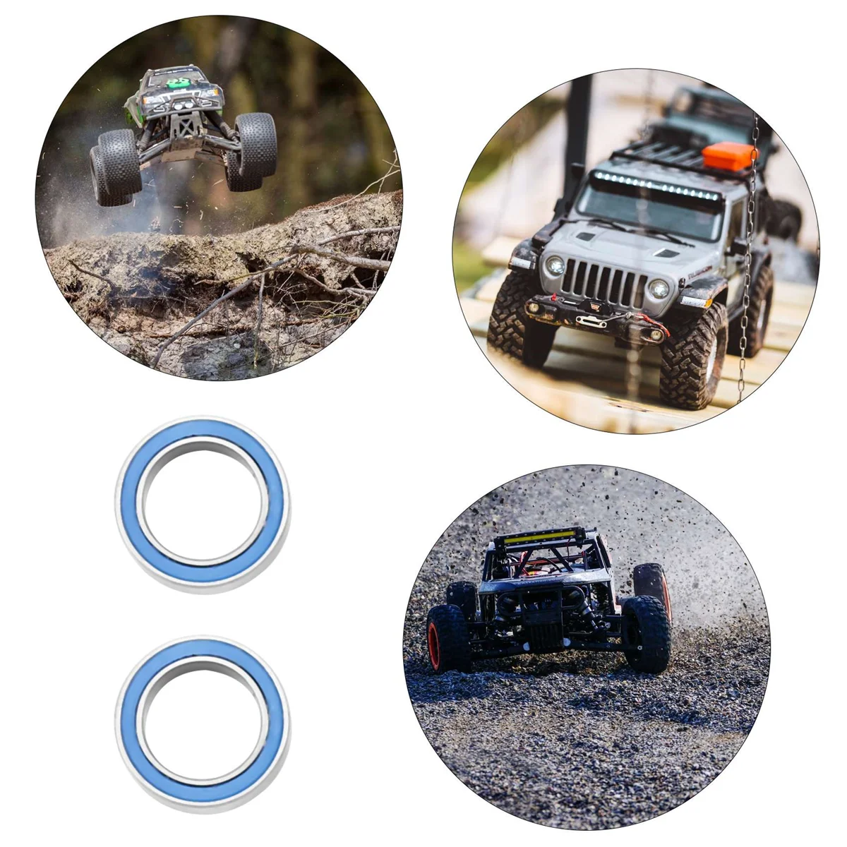 ABEZZ 21Pcs Sealed Bearing Kit for Traxxas Slash 4X4 VXL Rustler Stampede HQ727 Remo 1/10 RC Car Upgrade Parts Accessories
ABEZZ 21Pcs Sealed Bearing Kit for Traxxas Slash 4X4 VXL Rustler Stampede HQ727 Remo 1/10 RC Car Upgrade Parts Accessories