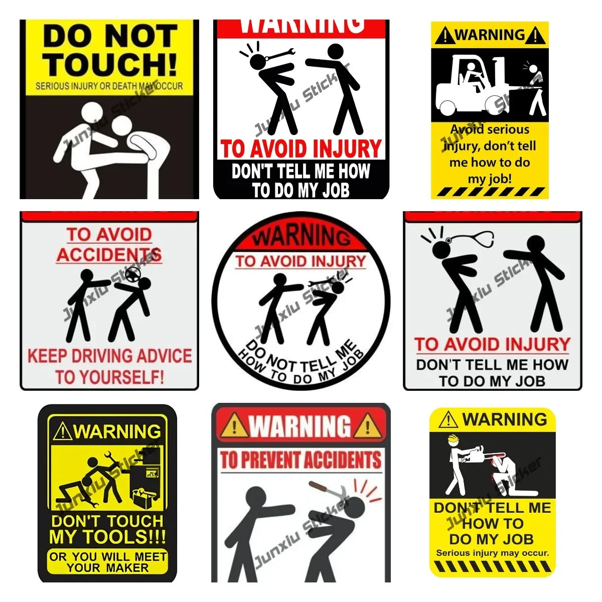 Предупреждение о травмах, не скажите мне, как сделать свою работу, молоток, Виниловая наклейка, автомобильные наклейки, солнцезащитные водо... 
Предупреждение о травмах, не скажите мне, как сделать свою работу, молоток, Виниловая наклейка, автомобильные наклейки, солнцезащитные водо...