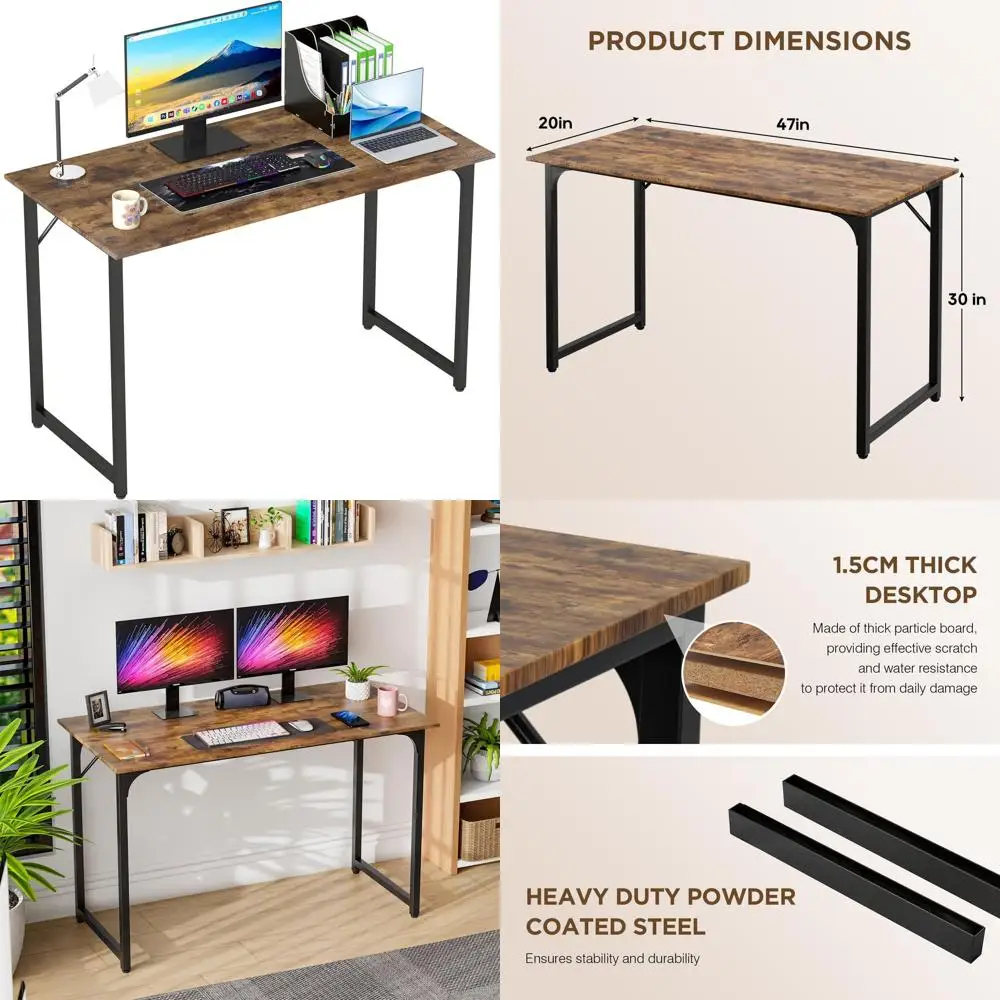 Регулируемый по высоте стол с металлическим каркасом коричневого цвета, водостойкая и устойчивая к царапинам поверхность, прочный, для домашнего офиса или кабинета, 1 шт.
Регулируемый по высоте стол с металлическим каркасом коричневого цвета, водостойкая и устойчивая к царапинам поверхность, прочный, для домашнего офиса или кабинета, 1 шт.