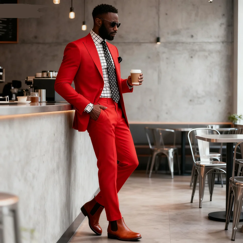 Roxo Intelligent Casual Lapel Tuxedos for Men Slim Fit Solid Smoking Customizable Boys Tuxedo Suits for Men
Roxo Intelligent Casual Lapel Tuxedos for Men Slim Fit Solid Smoking Customizable Boys Tuxedo Suits for Men