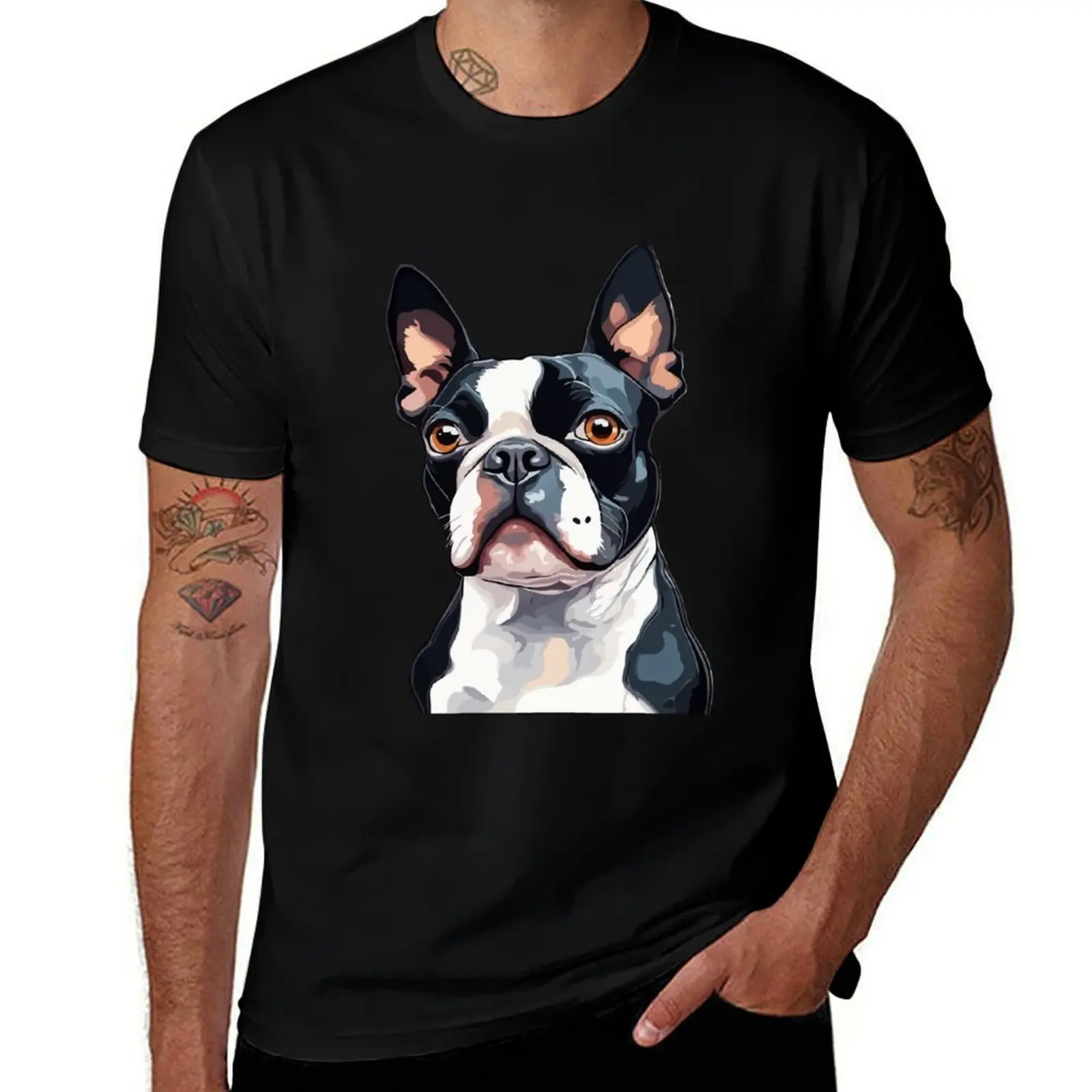 Boston Terrier The American Gentleman T-Shirt cheap stuff valentines boutique clothes funny t shirts for men
Boston Terrier The American Gentleman T-Shirt cheap stuff valentines boutique clothes funny t shirts for men