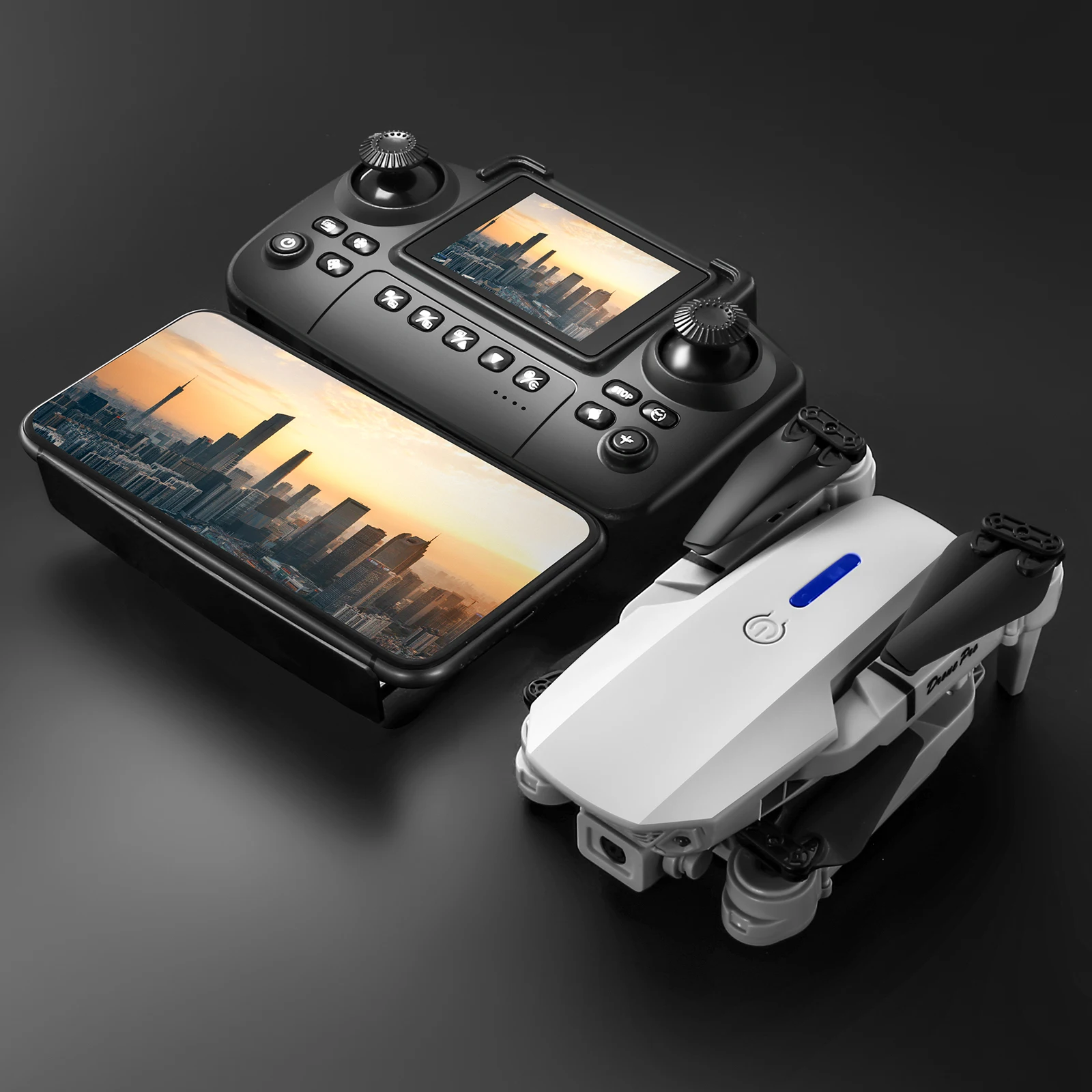 Новый пульт дистанционного управления для дрона E88 с экраном, двойная камера 8K, локализация оптического потока, 2,4G, радиоуправляемый квадрокоптер, однокнопочные дроны для взлета
Новый пульт дистанционного управления для дрона E88 с экраном, двойная камера 8K, локализация оптического потока, 2,4G, радиоуправляемый квадрокоптер, однокнопочные дроны для взлета