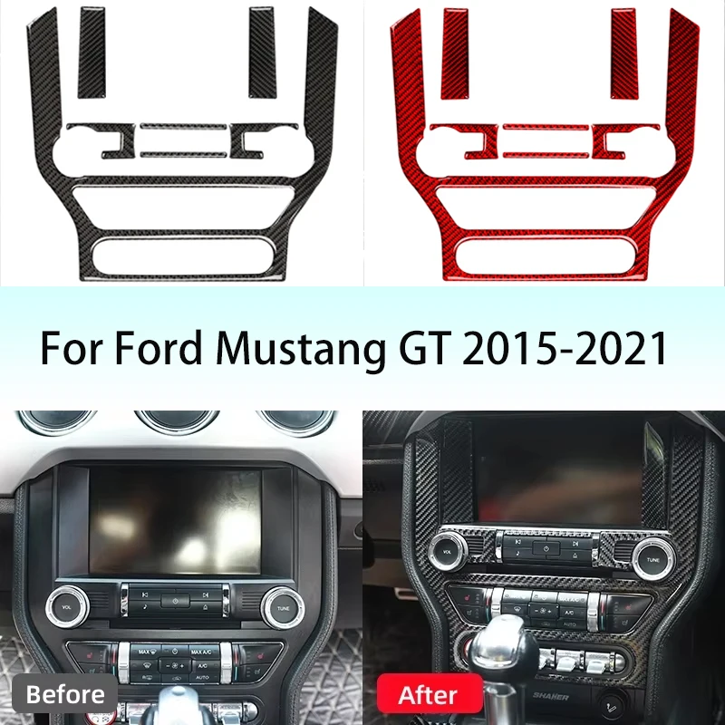 For Ford Mustang GT 2015-2021 Carbon Fiber Interior Car GPS Navigation Trim Frame Multi-media Console Decoration Sticker Decal
For Ford Mustang GT 2015-2021 Carbon Fiber Interior Car GPS Navigation Trim Frame Multi-media Console Decoration Sticker Decal