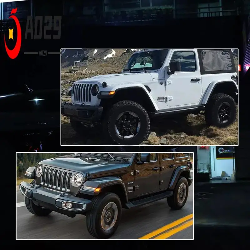 A029-Front Side Marker Light LED Fender Wheel Eyebrow Light Right & Left For Jeep Wrangler 2018-2020 68302120AB 68302119AB
A029-Front Side Marker Light LED Fender Wheel Eyebrow Light Right & Left For Jeep Wrangler 2018-2020 68302120AB 68302119AB