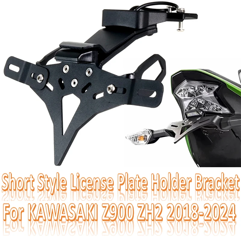 Для KAWASAKI Z900 ZH2 2018-2024 держатель номерного знака мотоцикла Fender Eliminator регистрационный кронштейн
Для KAWASAKI Z900 ZH2 2018-2024 держатель номерного знака мотоцикла Fender Eliminator регистрационный кронштейн