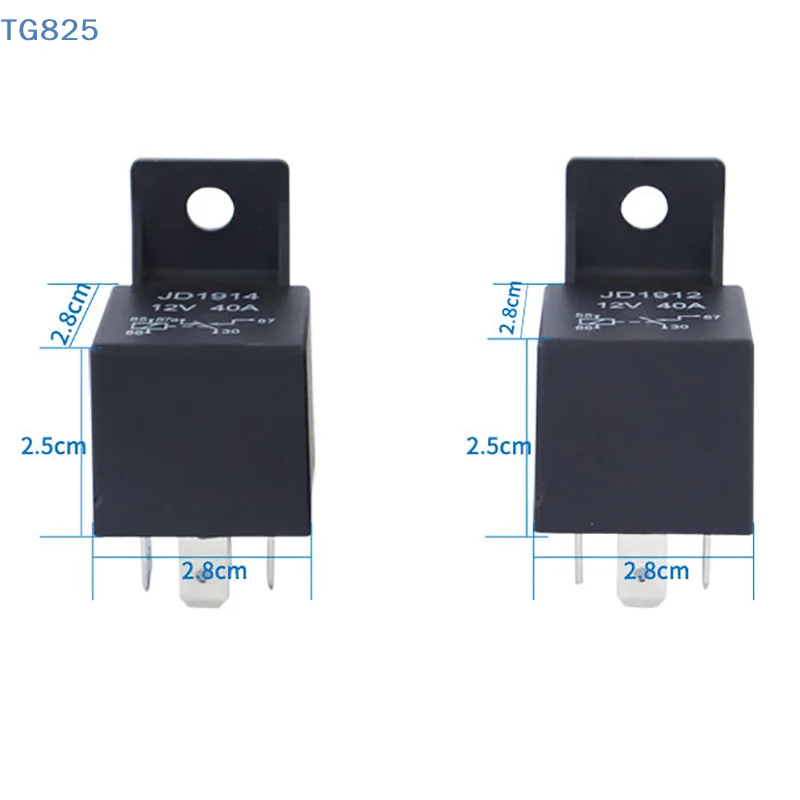 4 5 Pin 4P 5P 40A Waterproof Car Relay Long Life Automotive Relays Normally Open DC 12V/24V Relay For Head Light Air Conditioner
4 5 Pin 4P 5P 40A Waterproof Car Relay Long Life Automotive Relays Normally Open DC 12V/24V Relay For Head Light Air Conditioner