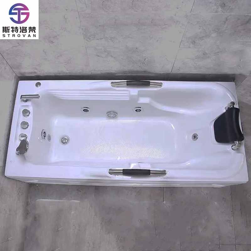 ZXHK Indoor Rectangular Thermostatic Double Armrest whirlpool Massage Bathtub Adult Hot Water Soaking Tub
ZXHK Indoor Rectangular Thermostatic Double Armrest whirlpool Massage Bathtub Adult Hot Water Soaking Tub