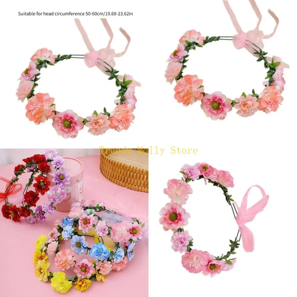 N5KB Цветочные гирлянды Корона Венок для волос Яркий цвет Цветочные повязки на голову Женщины Невеста Цветочная корона для Рынок
N5KB Цветочные гирлянды Корона Венок для волос Яркий цвет Цветочные повязки на голову Женщины Невеста Цветочная корона для Рынок
