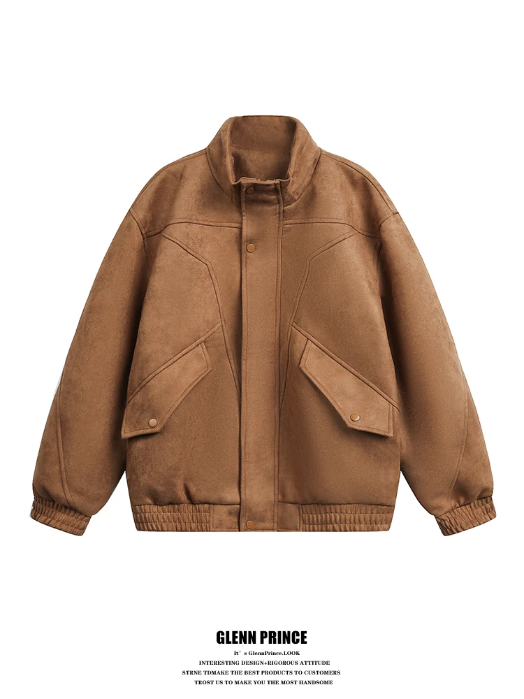 Мужская ветрозащитная куртка GPstudio из замши в стиле ретро с отложным воротником, молодежная, повседневная, свободного кроя, весенняя, новинка
Мужская ветрозащитная куртка GPstudio из замши в стиле ретро с отложным воротником, молодежная, повседневная, свободного кроя, весенняя, новинка