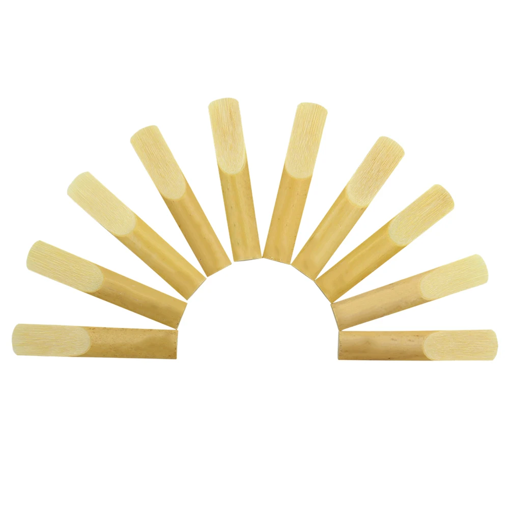 10 Pcs Saxophone 2.5 High Quality Bamboo Tenor Tube Reeds Accessories Musical Instrument Durable Practical
10 Pcs Saxophone 2.5 High Quality Bamboo Tenor Tube Reeds Accessories Musical Instrument Durable Practical