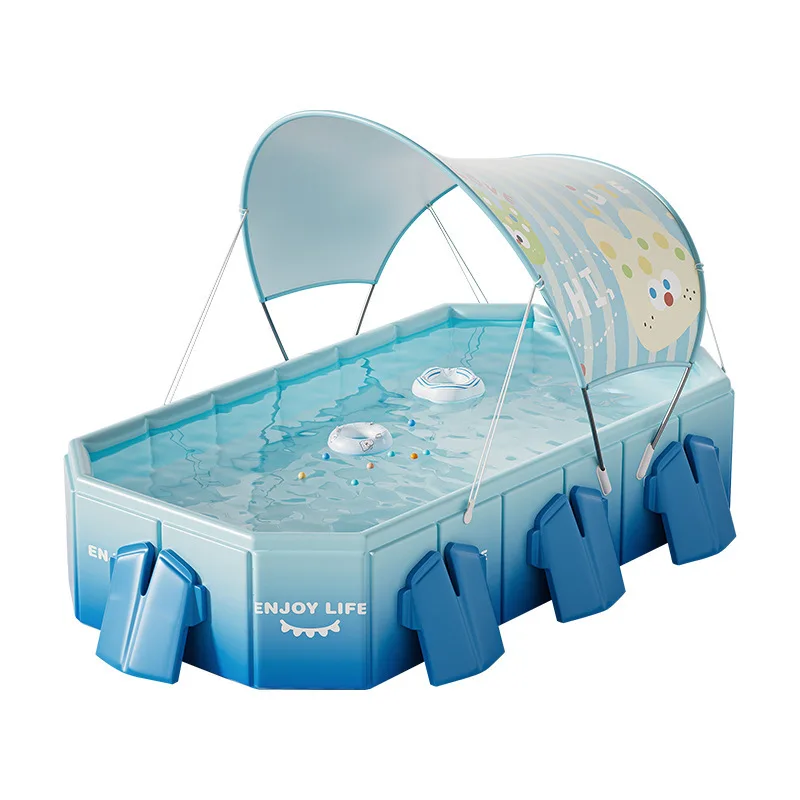 2.1/2.6M Large Non-Inflatable Swimming Pool with Sunshade Canopy Foldable Easy Setup for Outdoor Patio
2.1/2.6M Large Non-Inflatable Swimming Pool with Sunshade Canopy Foldable Easy Setup for Outdoor Patio