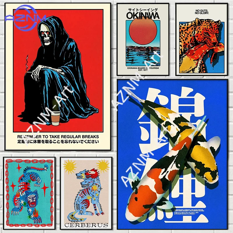 Okinawa Japan Green Tourism Willow Sunset Canvas Wall Art Ghost Tiger Print Modern Living Room Halloween Home Decor Poster
Okinawa Japan Green Tourism Willow Sunset Canvas Wall Art Ghost Tiger Print Modern Living Room Halloween Home Decor Poster