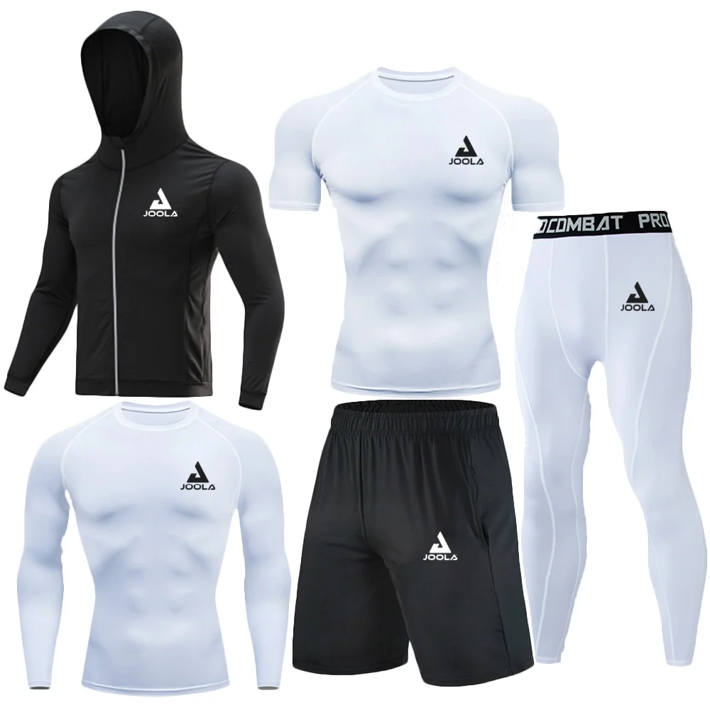 German JOOLA Fitness Suit Set, Men's And Women's Quick Drying Tight Fitting Five Piece Set, Autumn And Winter Training Suit
German JOOLA Fitness Suit Set, Men's And Women's Quick Drying Tight Fitting Five Piece Set, Autumn And Winter Training Suit
