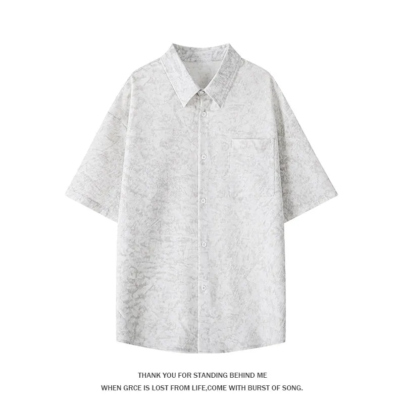 Casual Short Sleeve Blouse Men's Streetwear Fashion Shirt Streetdress Hombre Male Clothing Spring Autumn Camisa Men's Shirts New
Casual Short Sleeve Blouse Men's Streetwear Fashion Shirt Streetdress Hombre Male Clothing Spring Autumn Camisa Men's Shirts New