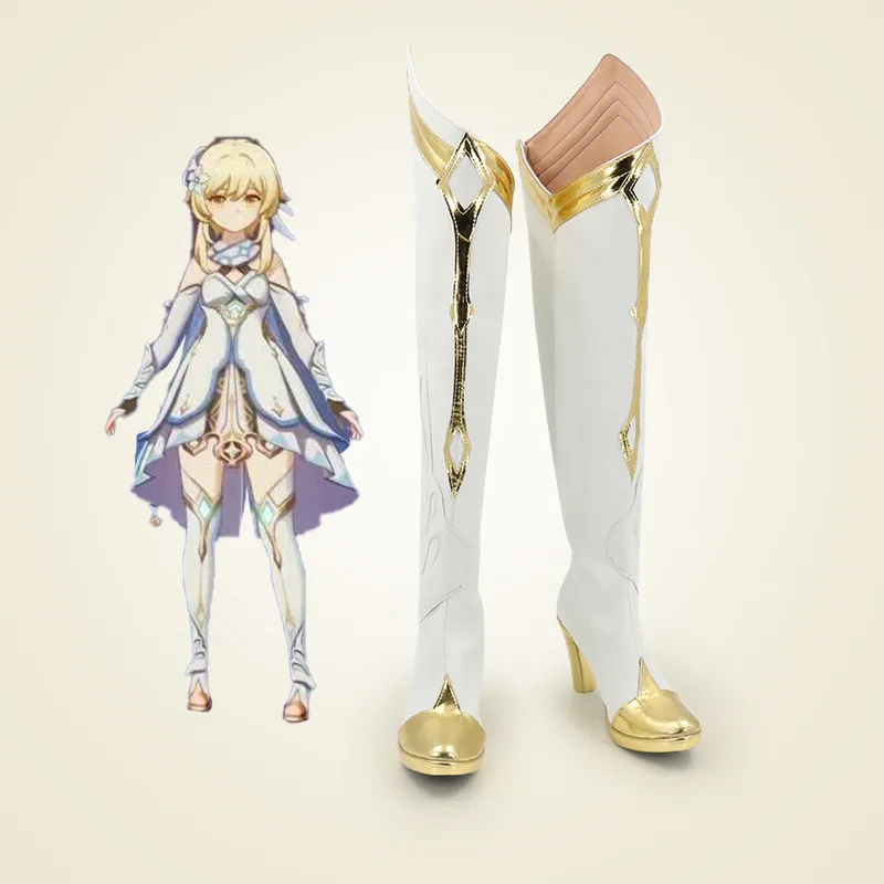 Genshin Impact Traveller Lumine Cosplay Shoes Custom Made Boots Halloween Carnival
Genshin Impact Traveller Lumine Cosplay Shoes Custom Made Boots Halloween Carnival