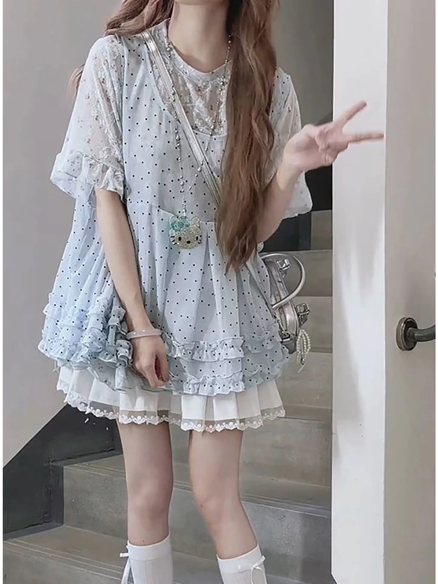 Sweet Gentle Floral Print Ruffle Hem Camisole Bottom Shirt Cake Skirt Three Piece Set Women's Fashion Summer Outfit Ensemble
Sweet Gentle Floral Print Ruffle Hem Camisole Bottom Shirt Cake Skirt Three Piece Set Women's Fashion Summer Outfit Ensemble