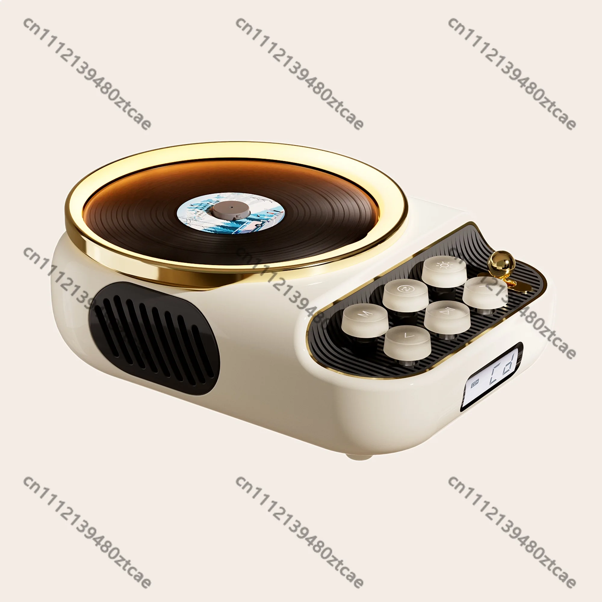Vintage 4-in-1 Rotating CD Player Portable Bluetooth Speaker FM Radio Night Light
Vintage 4-in-1 Rotating CD Player Portable Bluetooth Speaker FM Radio Night Light