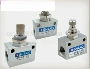 SHAKO Taiwan New Gong Precision Speed Control Valve SV-02/01/03/04 Unidirectional Throttle Valve