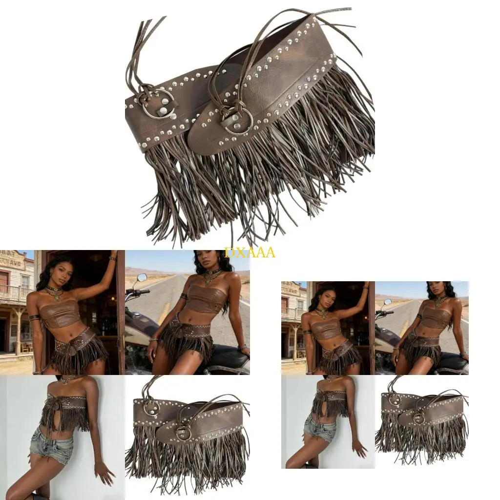 DXAA Stylish Tassels Waist Tie Corset Belt for Women Teens Adjustable Tied Waist Strap for Party Fashion Accessory
DXAA Stylish Tassels Waist Tie Corset Belt for Women Teens Adjustable Tied Waist Strap for Party Fashion Accessory