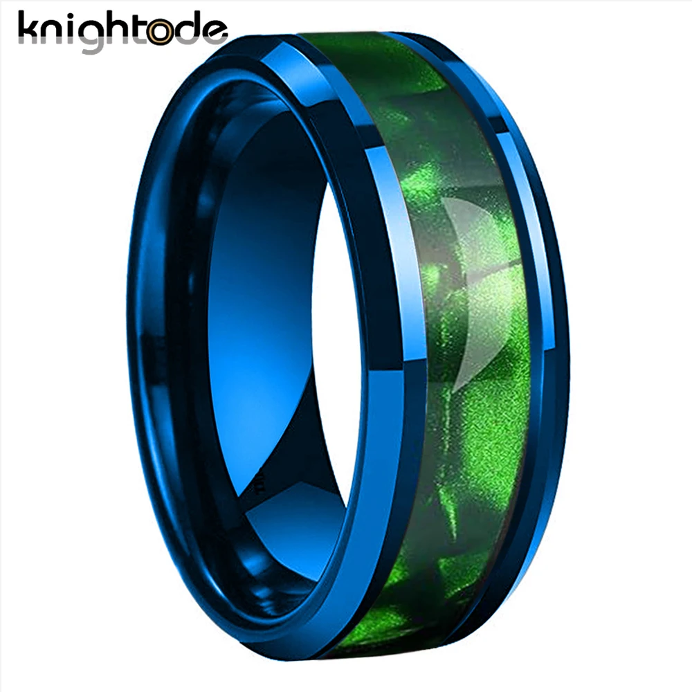 High Polished Tungsten Carbide Wedding Band Inlay Green Olive Shell Texture Patterns for Everyday Wear Comfort Fit
High Polished Tungsten Carbide Wedding Band Inlay Green Olive Shell Texture Patterns for Everyday Wear Comfort Fit