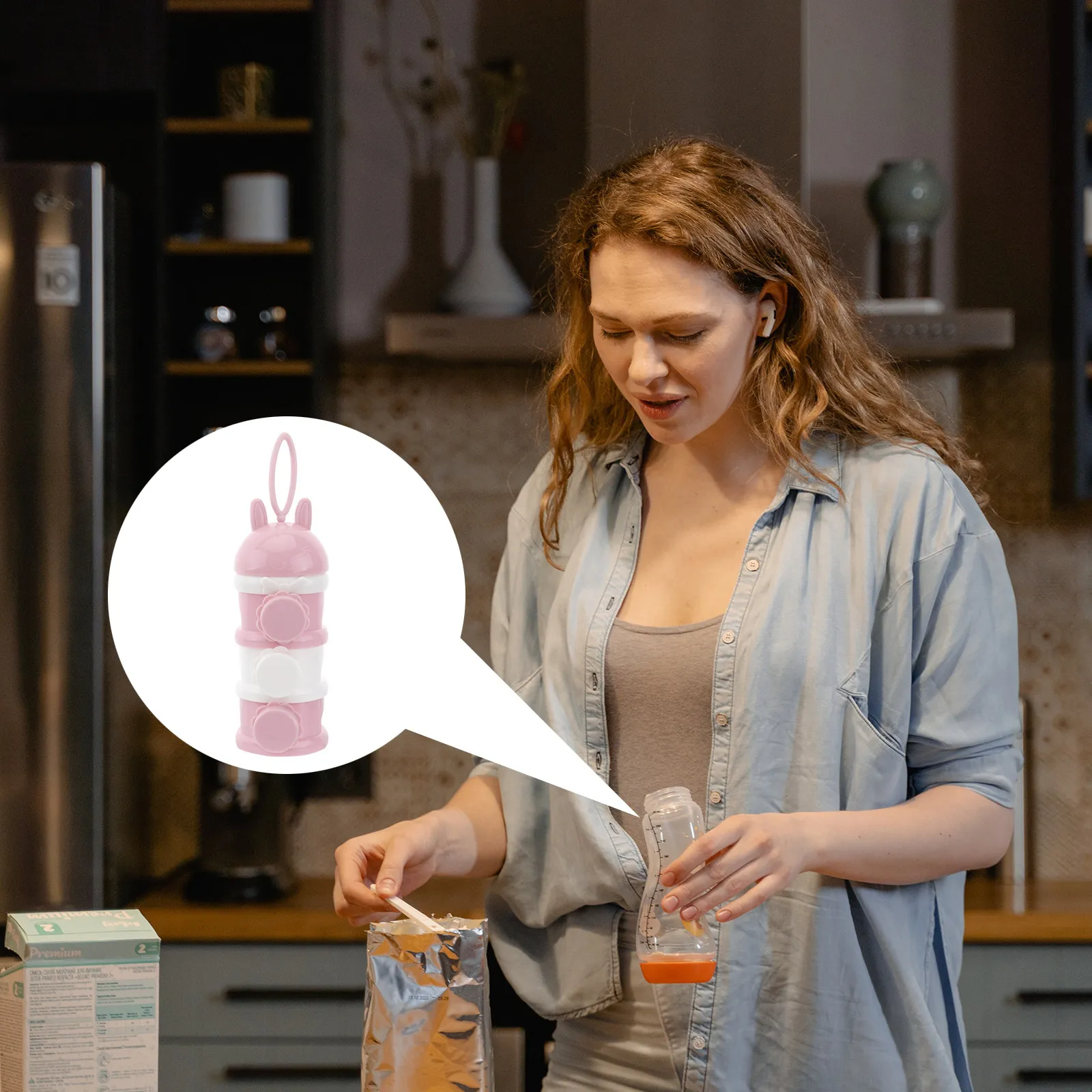 Трехслойный контейнер для сухого молока, портативный дозатор для детской смеси, безопасный для пищевых продуктов материал PP, экономия времени при кормлении малыша
Трехслойный контейнер для сухого молока, портативный дозатор для детской смеси, безопасный для пищевых продуктов материал PP, экономия времени при кормлении малыша