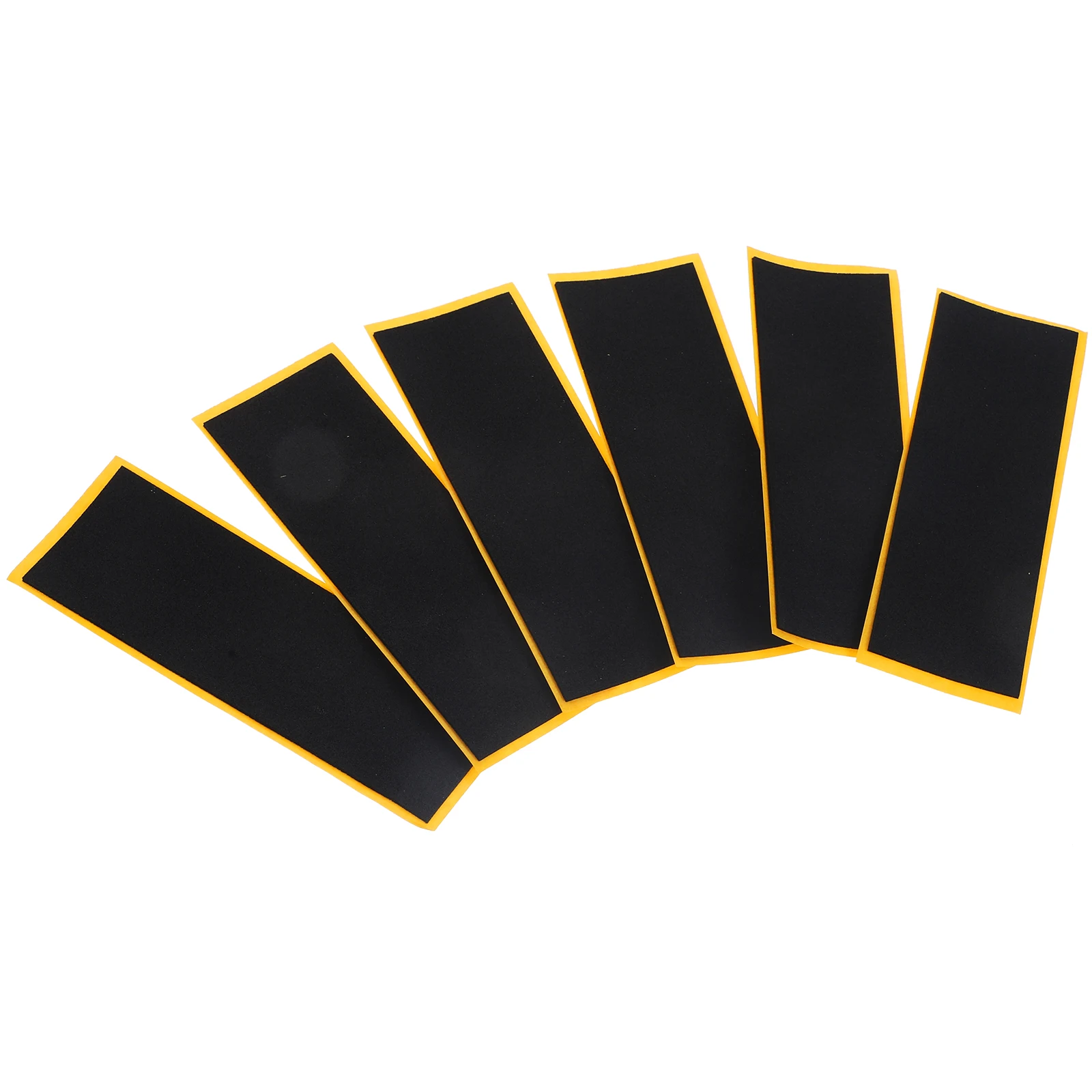 10PCS Anti-slip Stickers 38x110mm Yellow Paper Black Soft Mat Foam Grip Tape Fingerboards Accessories Nonslip Tapes Skateboard
10PCS Anti-slip Stickers 38x110mm Yellow Paper Black Soft Mat Foam Grip Tape Fingerboards Accessories Nonslip Tapes Skateboard