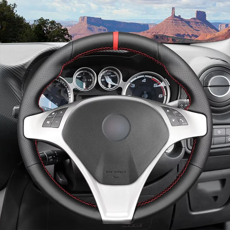 Изготовленный на заказ кожаный чехол на руль автомобиля из микрофибры для Alfa Romeo Giulietta 2010-2014 MiTo 2008-2015, аксессуары для самостоятельного изготовления, автомобильный Стайлинг
Изготовленный на заказ кожаный чехол на руль автомобиля из микрофибры для Alfa Romeo Giulietta 2010-2014 MiTo 2008-2015, аксессуары для самостоятельного изготовления, автомобильный Стайлинг