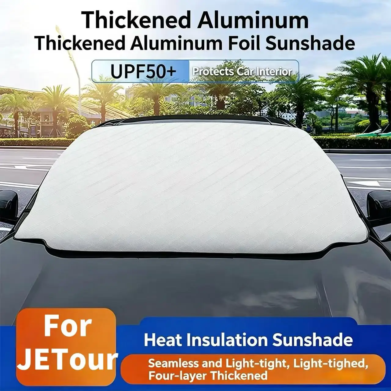 For Jetour T2/T1 Dashing/X70 Plus/X50 Sunshade Thermal Insulation Sun Protection Front Windshield Snow Shield Thermal insulation
For Jetour T2/T1 Dashing/X70 Plus/X50 Sunshade Thermal Insulation Sun Protection Front Windshield Snow Shield Thermal insulation