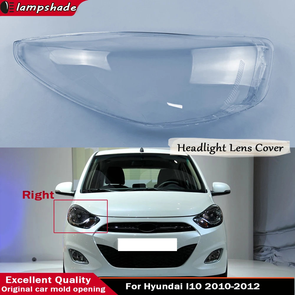 For Hyundai I10 2010 2011 2012 Headlight Lens Cover Lampshade Transparent Car Front Headlamp Shell Left Right Plastic Cover
For Hyundai I10 2010 2011 2012 Headlight Lens Cover Lampshade Transparent Car Front Headlamp Shell Left Right Plastic Cover