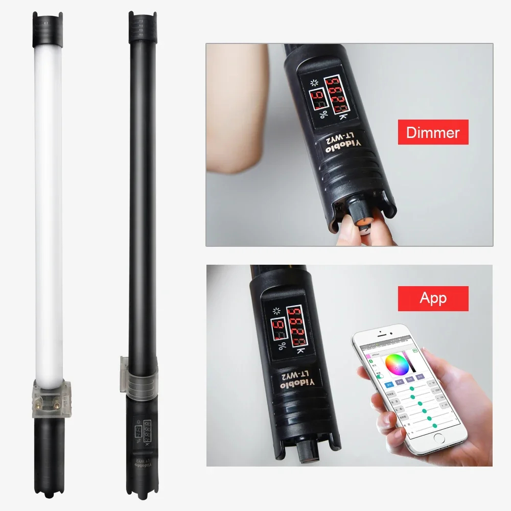 Yidoblo Built-in Battery LT-WY2 69cm LT-WY4 116cm Led Video Light Stick 2800-9990K Bi-color Handheld Photography LIghting
Yidoblo Built-in Battery LT-WY2 69cm LT-WY4 116cm Led Video Light Stick 2800-9990K Bi-color Handheld Photography LIghting