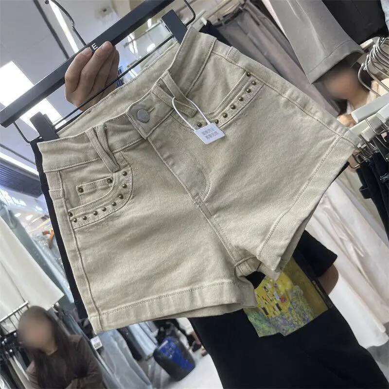 High Waist Slim Fit A-Line Denim Shorts Women's Summer New Style Sexy White Short Pants High Waist Thermal Control Cotton
High Waist Slim Fit A-Line Denim Shorts Women's Summer New Style Sexy White Short Pants High Waist Thermal Control Cotton