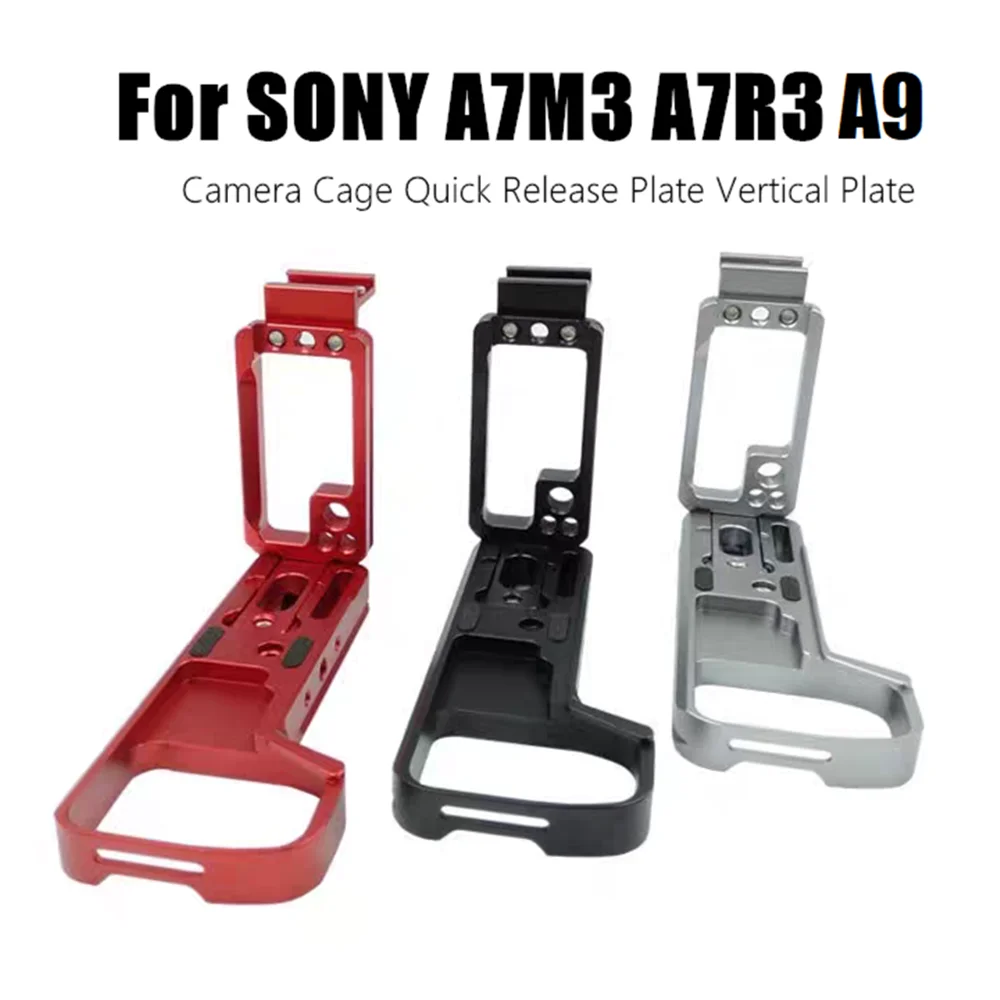 Hand Grip Holder L Plate Bracket for Sony A7M3 A7R3 A9 A7R3A A7M3R Camera Cage Kit, Quick Release Arca Plate for Vertical Shoot
Hand Grip Holder L Plate Bracket for Sony A7M3 A7R3 A9 A7R3A A7M3R Camera Cage Kit, Quick Release Arca Plate for Vertical Shoot