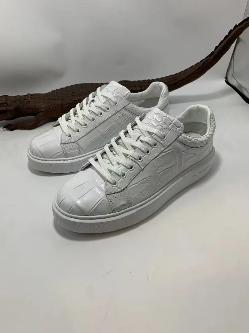 100% real genuine crocodile skin men oxford shoe with genuine cowhide skin lining Alligator leather Sneaker shoe greycolor
100% real genuine crocodile skin men oxford shoe with genuine cowhide skin lining Alligator leather Sneaker shoe greycolor