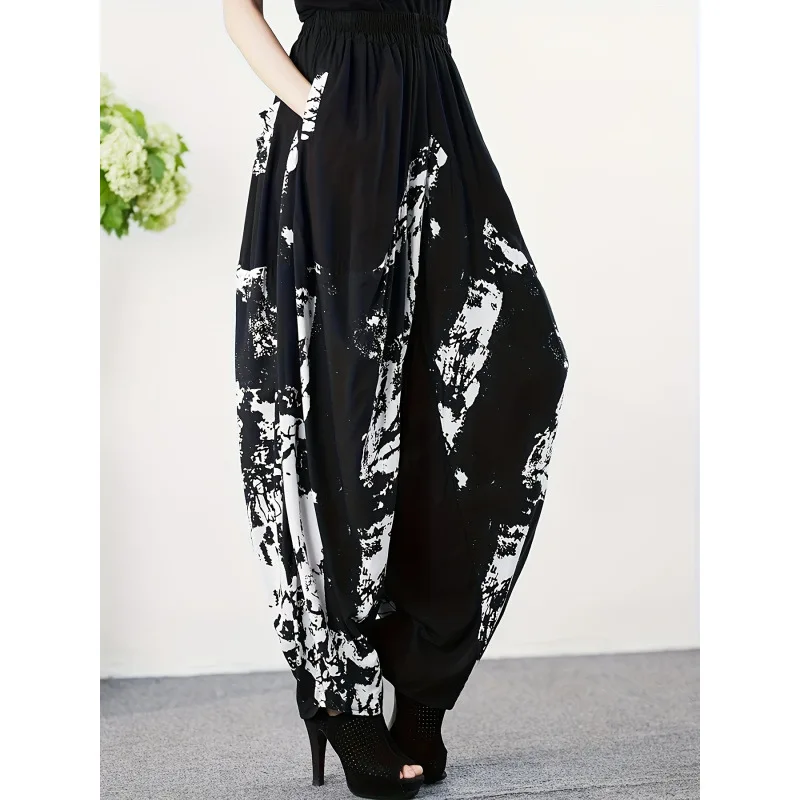 Printed Loose Harem Pants Lantern Pants Casual Women's Fashion Spring Season Neutral Waist Other Material 100%
Printed Loose Harem Pants Lantern Pants Casual Women's Fashion Spring Season Neutral Waist Other Material 100%