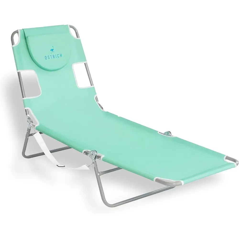 Portable Reclining Lounger, 72 x 22, Ideal for Outdoor, Beach, Lawn, Camping, Pool, Teal
Portable Reclining Lounger, 72 x 22, Ideal for Outdoor, Beach, Lawn, Camping, Pool, Teal