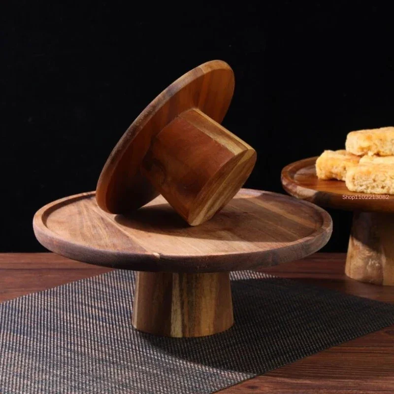 Acacia Wood Fruit Plate Living Room Household High Foot Cake Solid Dessert Display Table Decoration Kitchen Supplies
Acacia Wood Fruit Plate Living Room Household High Foot Cake Solid Dessert Display Table Decoration Kitchen Supplies