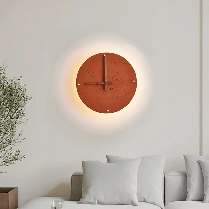 Creative Personalized Clock And Lighting Theme Hotel Homestay Bedroom Bedside Led Wall Lamp Living Room Corridor Retro Lighting 
Creative Personalized Clock And Lighting Theme Hotel Homestay Bedroom Bedside Led Wall Lamp Living Room Corridor Retro Lighting