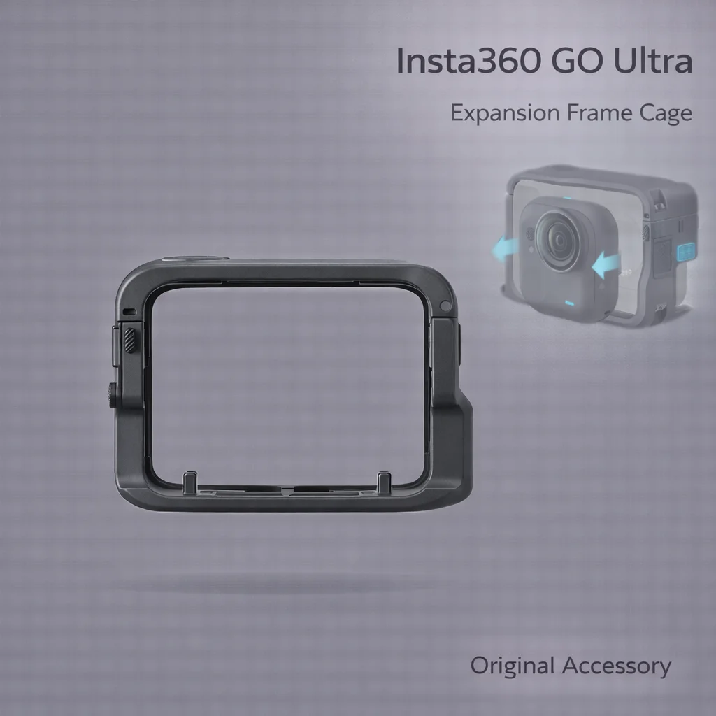 Защитный каркас-крепление Insta360 GO Ultra для расширения возможностей аксессуаров и простой установки
Защитный каркас-крепление Insta360 GO Ultra для расширения возможностей аксессуаров и простой установки