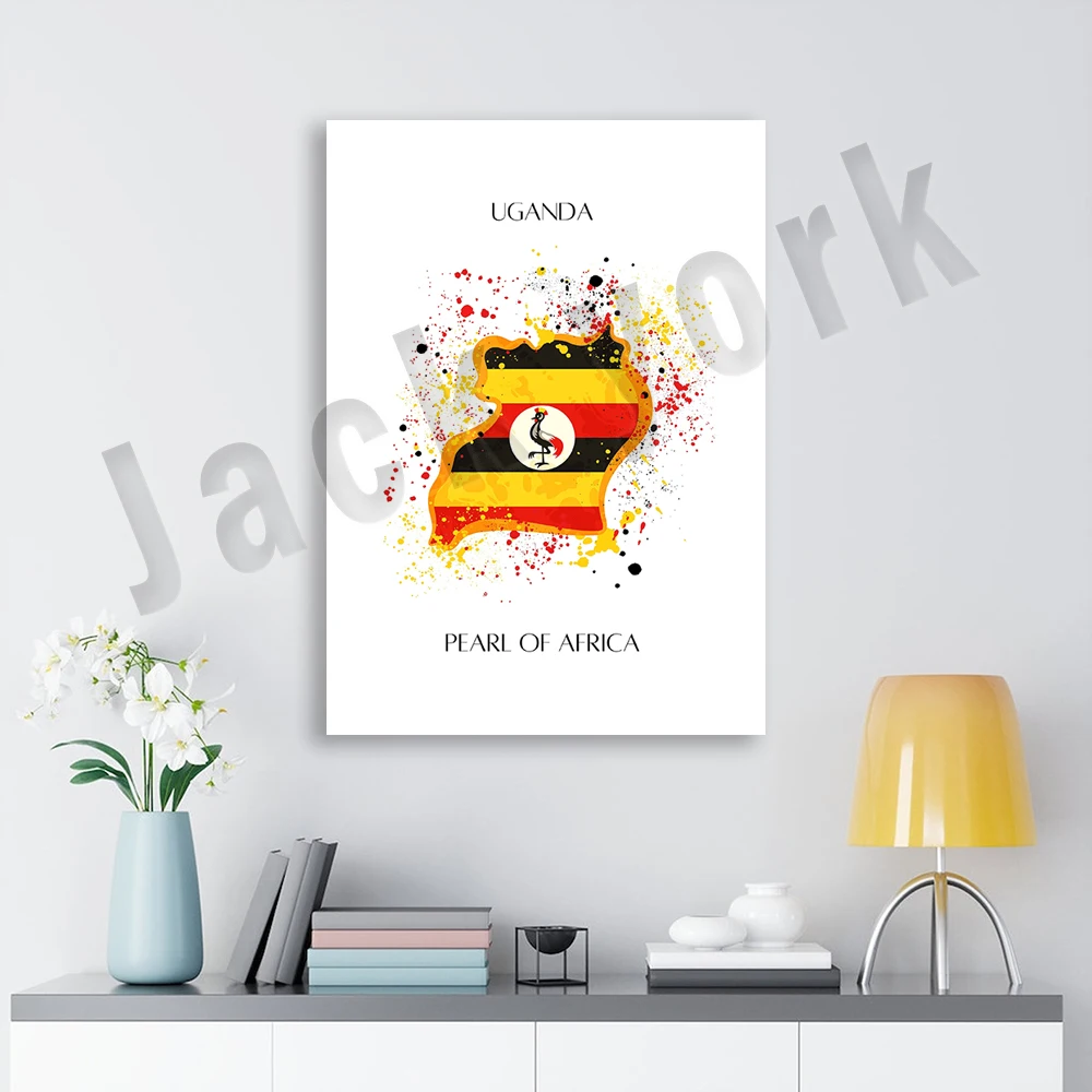 Pearl of Africa, Uganda flag, Uganda wall art poster, Uganda shape print, office decor, nursery decor
Pearl of Africa, Uganda flag, Uganda wall art poster, Uganda shape print, office decor, nursery decor