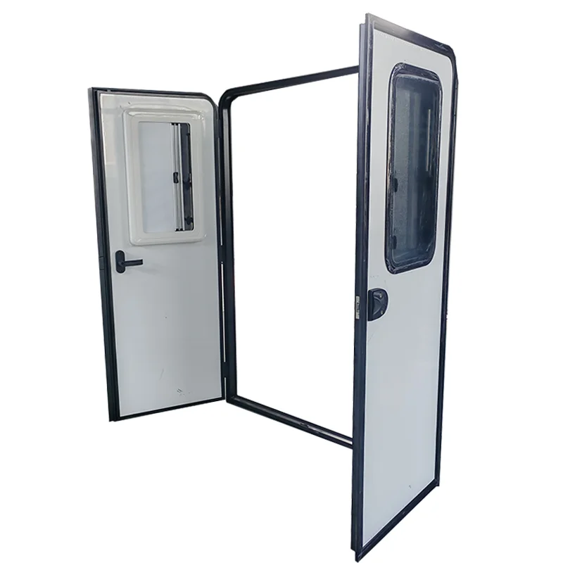 Custom RV Double Doors 1450x1890MM Aluminum Profile Double Entry Rear Doors with Opening Windows Remote Control Keypad Lock
Custom RV Double Doors 1450x1890MM Aluminum Profile Double Entry Rear Doors with Opening Windows Remote Control Keypad Lock