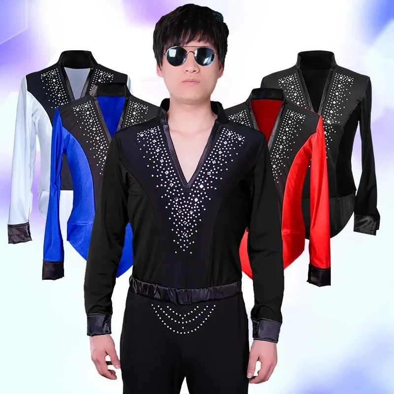 customized Latin dance tops performance costumes men's modern costumes reverse strung men's tango dance costumes long sleeves
customized Latin dance tops performance costumes men's modern costumes reverse strung men's tango dance costumes long sleeves