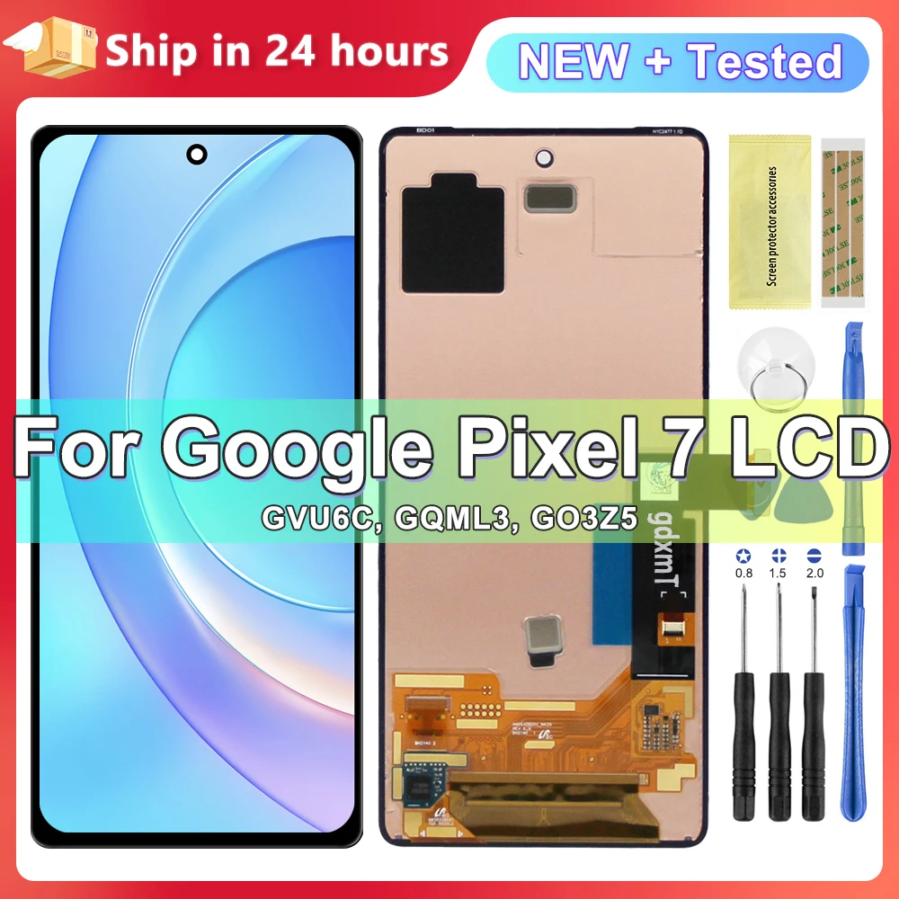 AMOLED ЖК-дисплей для Google Pixel 7 GVU6C GQML3 GO3Z5, сменный преобразователь сенсорного экрана в сборе с рамкой
AMOLED ЖК-дисплей для Google Pixel 7 GVU6C GQML3 GO3Z5, сменный преобразователь сенсорного экрана в сборе с рамкой