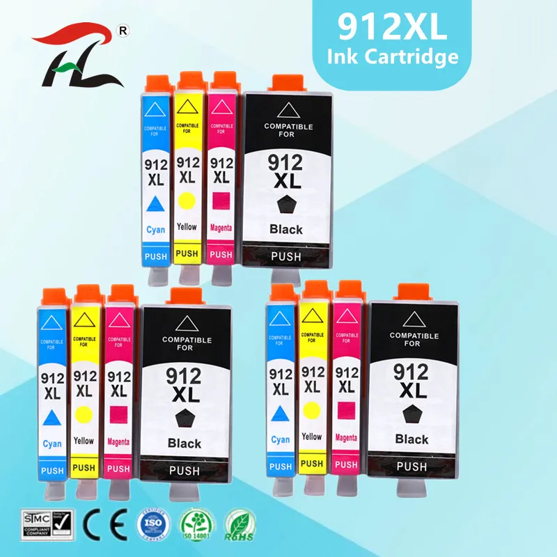 912 XL 912XL 917XL ink cartridge Premium Color Compatible Printer Ink Cartridge for HP OfficeJet 8010 8012 8015 8020 8025 etc
912 XL 912XL 917XL ink cartridge Premium Color Compatible Printer Ink Cartridge for HP OfficeJet 8010 8012 8015 8020 8025 etc