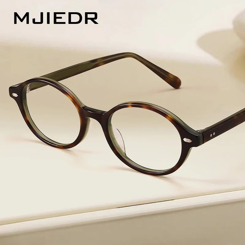 MJIEDR Luxury Style Retro Fashion Glasses Frame High Quality Acetate Small Round Frame Pin Temples Lightweight Design Eyeglasses
MJIEDR Luxury Style Retro Fashion Glasses Frame High Quality Acetate Small Round Frame Pin Temples Lightweight Design Eyeglasses